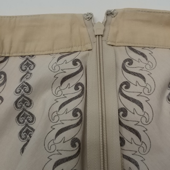 W Work to Weekend women's midi skirt, 12, brown/tan paisley print - Picture 13 of 14